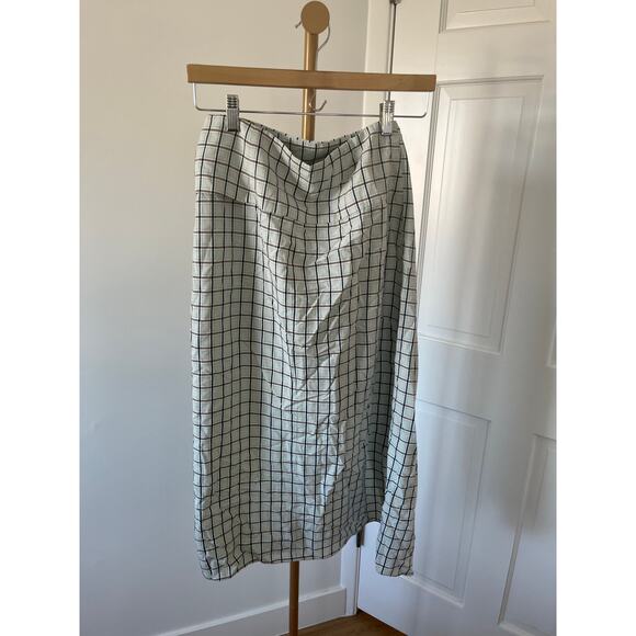 Tibi Elliot Check Wrap Skirt - Picture 6 of 7